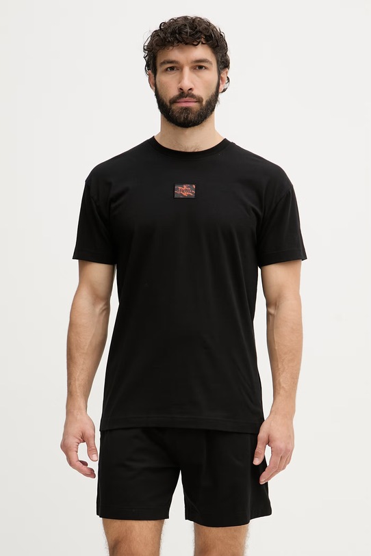 HUGO dvojdielne pyžamo pánske GALAXY SHORT SET čierna 50559742