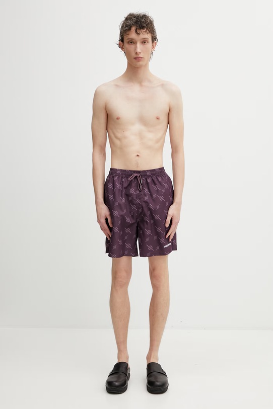 Daily Paper irregular monogram spodenki do pływania męskie 2610066 fioletowy