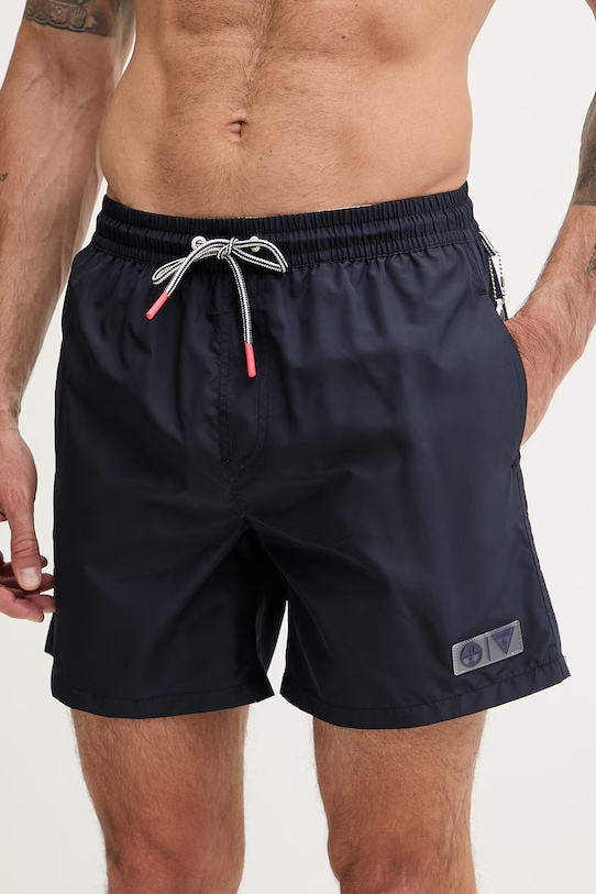 Guess pantaloncini da bagno da uomo x North Sails M6GZ20.W2170 blu navy SS26