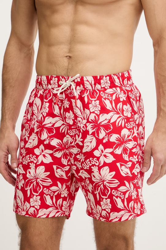 Guess szorty kąpielowe męskie F6GT08.WG282 czerwony SS26