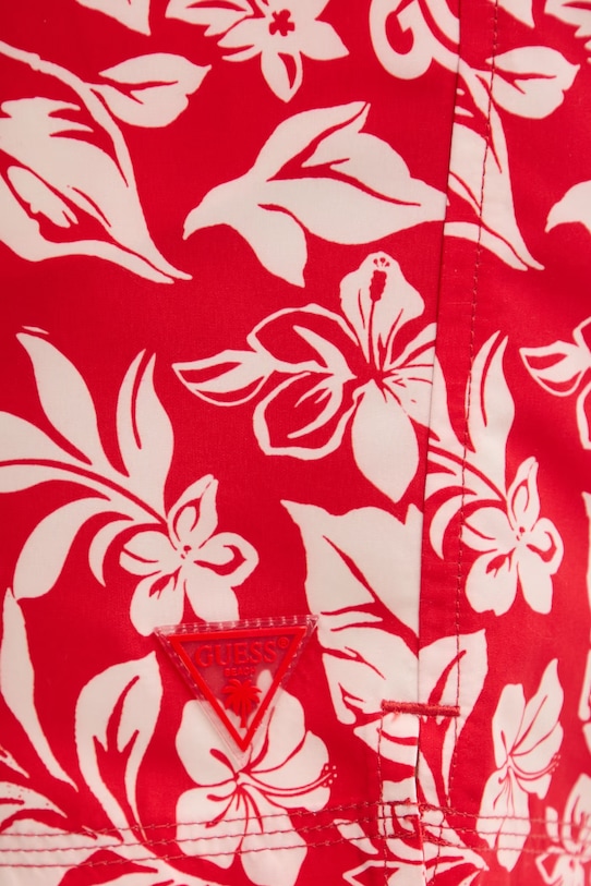 Guess szorty kąpielowe męskie czerwony F6GT08.WG282