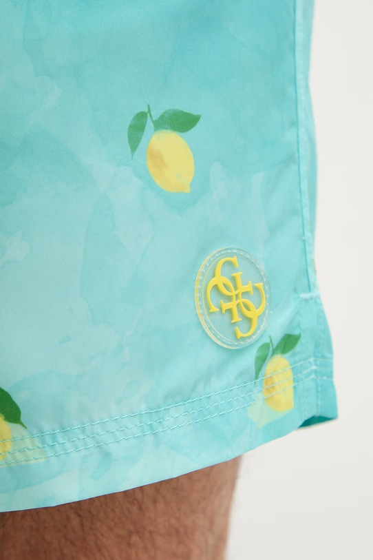 Guess szorty kąpielowe męskie turkusowy F6GT10.WN122