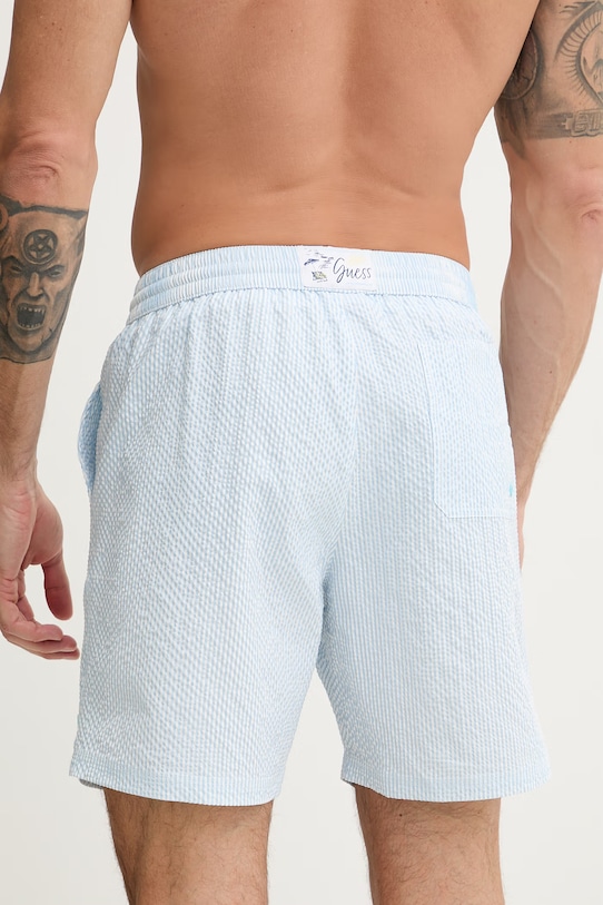 Abbigliamento Guess pantaloncini da bagno da uomo F6GT11.WN342 blu