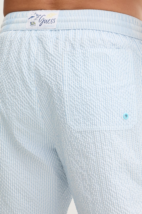 Guess pantaloncini da bagno da uomo blu F6GT11.WN342