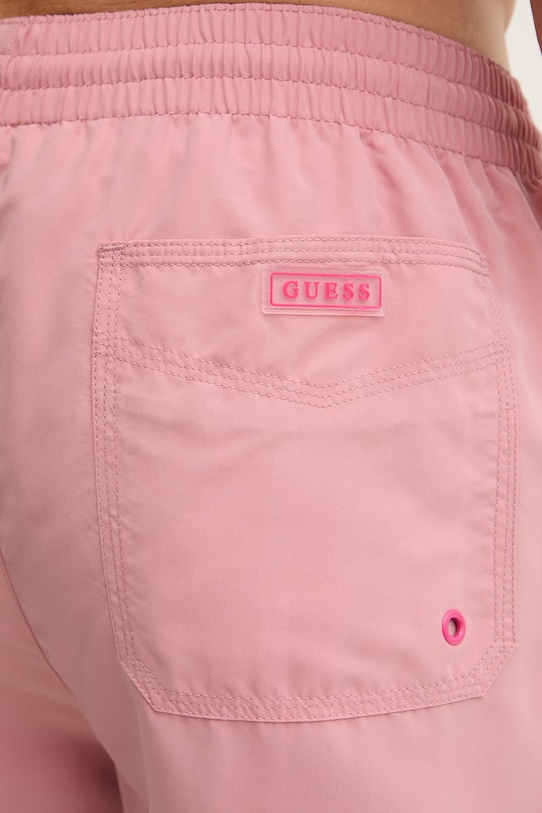 Guess pantaloni scurți de baie pentru bărbați F6GT24.WG282 roz