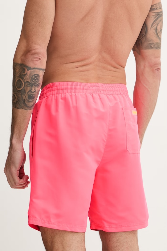 Îmbrăcăminte Guess pantaloni scurți de baie pentru bărbați F6GT24.WG282 roz