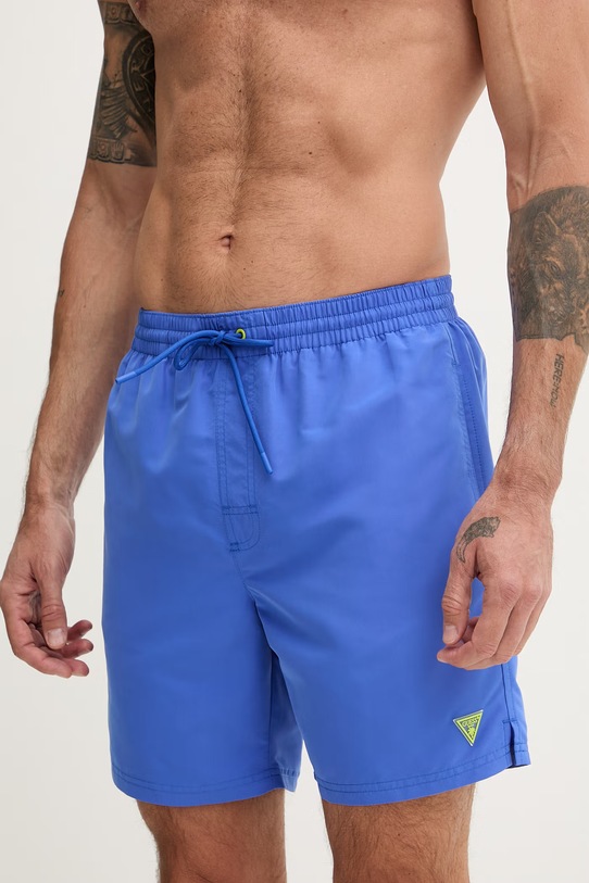 Guess pantaloni scurți de baie pentru bărbați F6GT24.WG282 albastru SS26