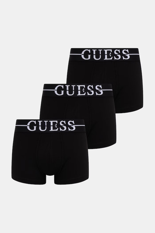 Μποξεράκια Guess JOE 3-pack εφαρμοστό σορτς μπόξερ μαύρο U6GG00.K6YW1