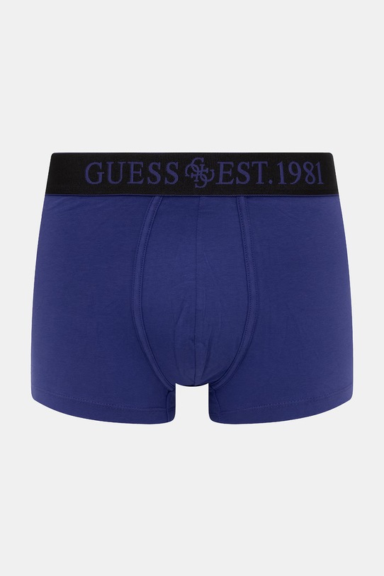 Odzież Guess bokserki męskie bawełniane z elastanem JOE 3-pack U6GG03.K6YW1 fioletowy
