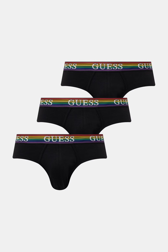 Guess slipy pánske 3-pack čierna U6GG30.KCD31