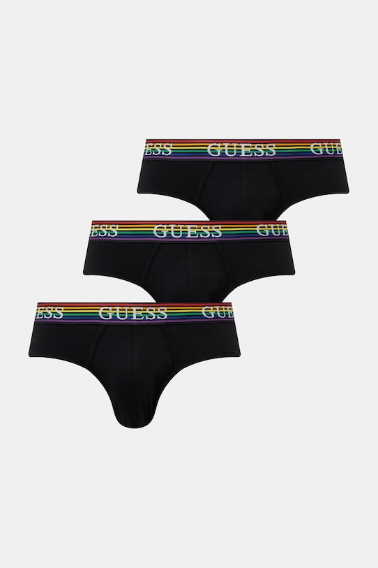 Guess slipy pánske 3-pack čierna U6GG30.KCD31
