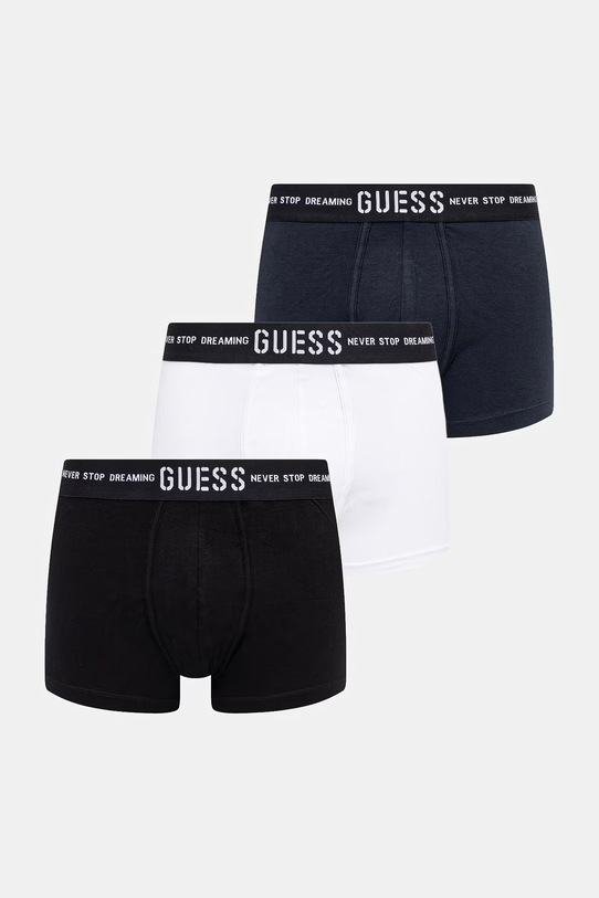 Guess bokserki męskie ANDREW 3-pack czarny U6GG46.K6YW1