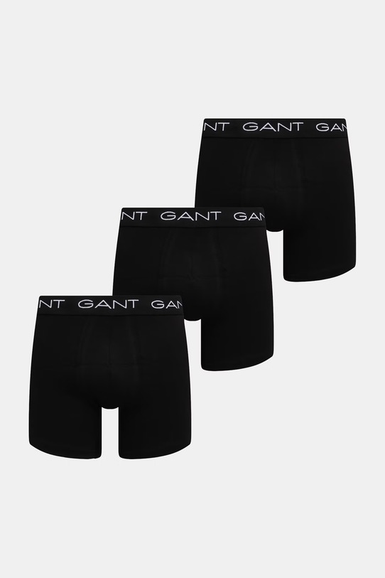 Gant bokserki 3-pack dzianina czarny 900023004