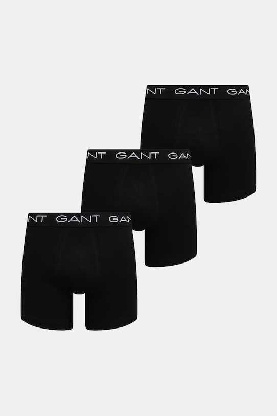 Gant bokserki 3-pack dzianina czarny 900023004