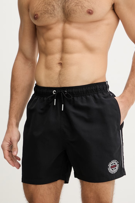 Gant spodenki do pływania męskie 920006600 czarny SS26