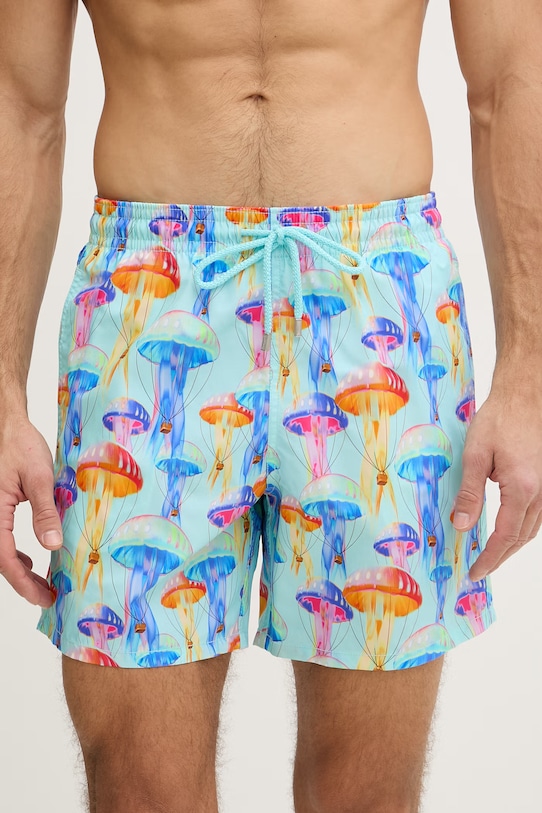 Vilebrequin szorty kąpielowe męskie MOOREA MOOEB104 turkusowy SS26