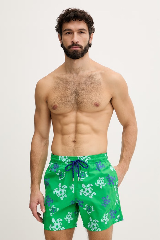 Vilebrequin szorty kąpielowe męskie MOOREA zielony MOOEB135