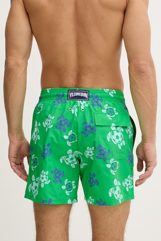 Odzież Vilebrequin szorty kąpielowe męskie MOOREA MOOEB135 zielony