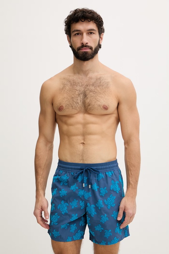 Vilebrequin szorty kąpielowe męskie MOOREA niebieski MOOED236