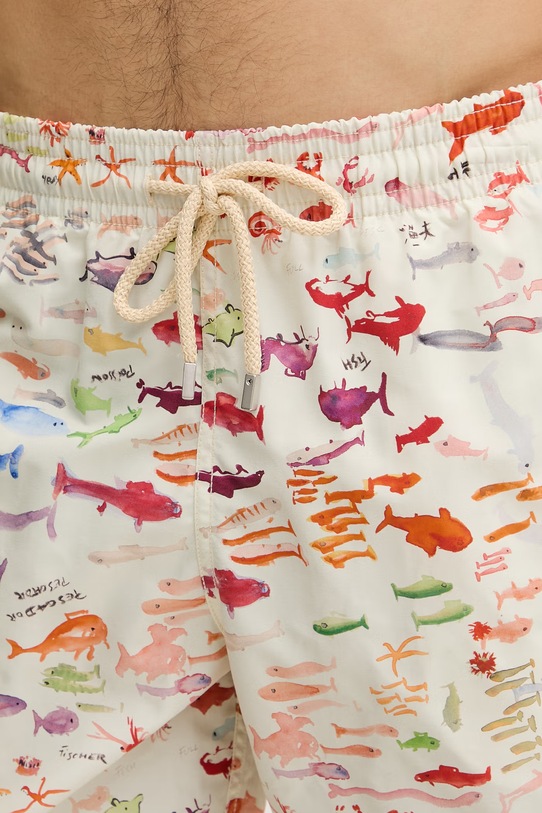 Vilebrequin szorty kąpielowe męskie MOOREA beżowy MOOEB128