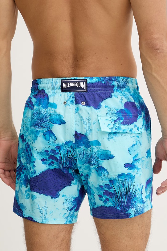 Odzież Vilebrequin szorty kąpielowe męskie MOORISE MSOEF118 niebieski