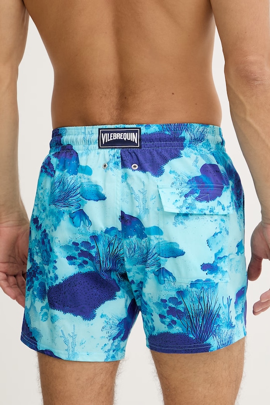 Odzież Vilebrequin szorty kąpielowe męskie MOORISE MSOEF118 niebieski