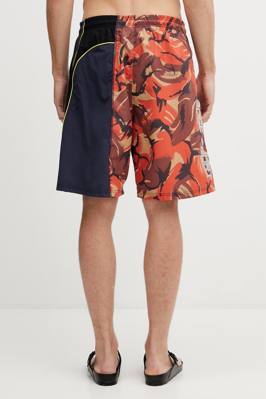 Odzież Martine Rose Collage szorty kąpielowe męskie 189WSP05208 pomarańczowy
