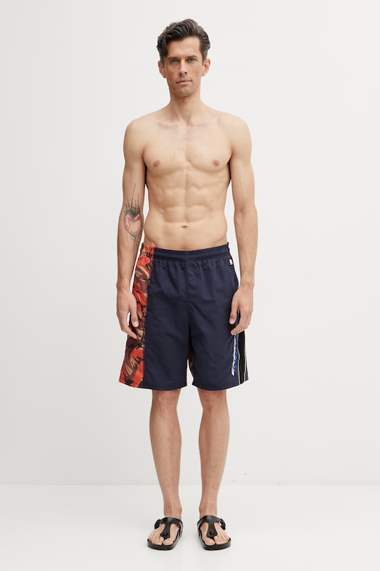 Martine Rose Collage szorty kąpielowe męskie 189WSP05208 pomarańczowy
