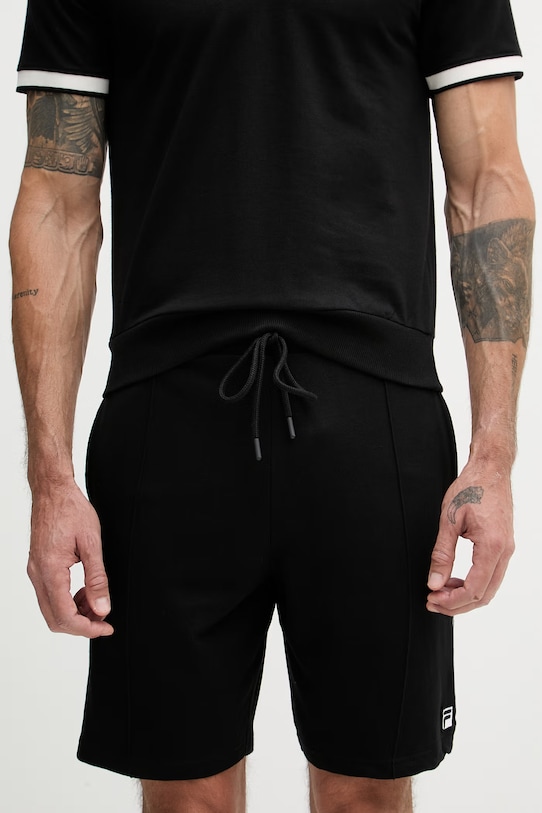 Fila piżama dwuczęściowa męska bawełniana czarny FPS1239