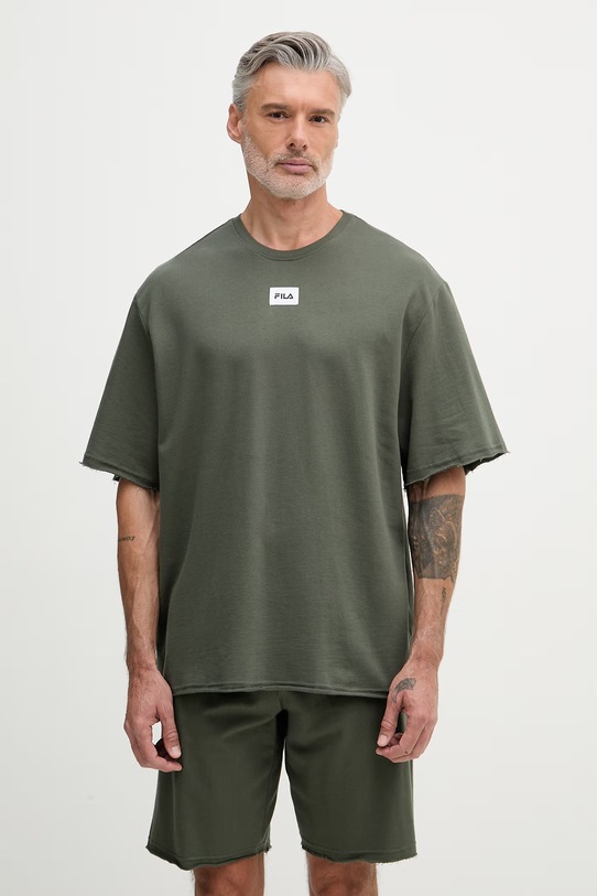Fila piżama dwuczęściowa męska bawełniana zielony FPS1240