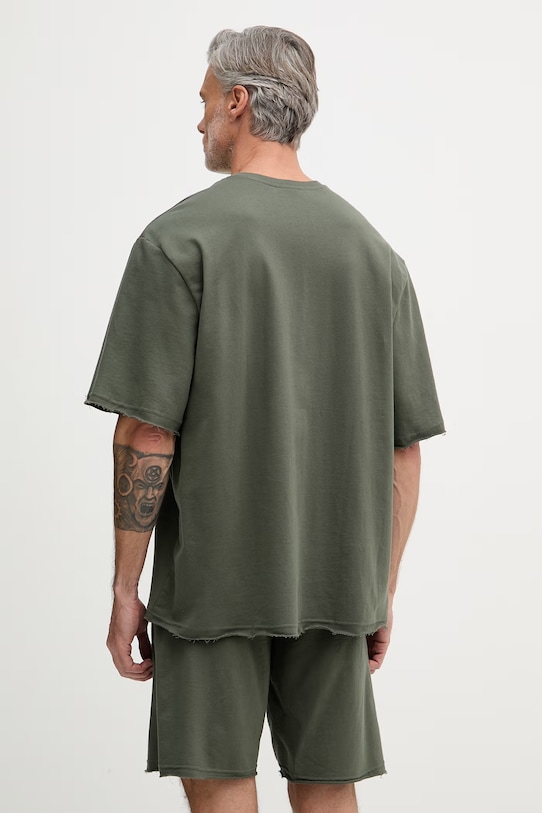 Odzież Fila piżama dwuczęściowa męska bawełniana FPS1240 zielony