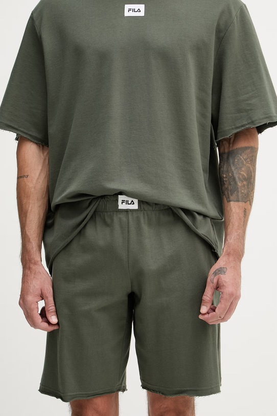 Fila piżama dwuczęściowa męska bawełniana zielony FPS1240