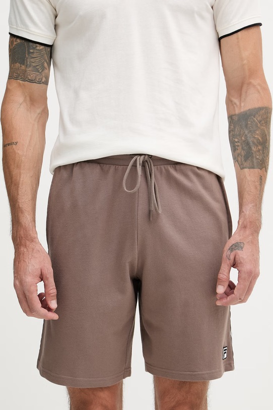 Fila piżama dwuczęściowa męska bawełniana beżowy FPS1241