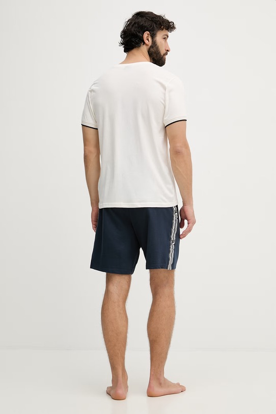 Fila dvoudílné pyžamo pánské bavlněné béžová FPS1241