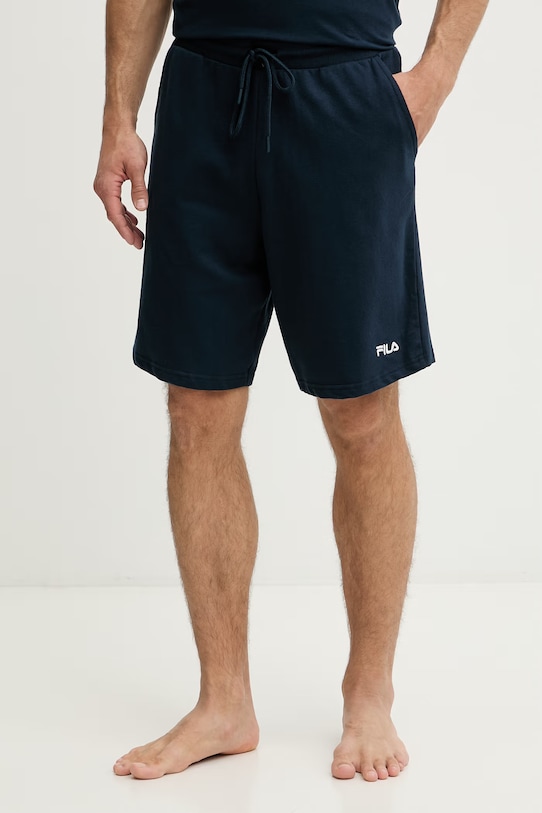 Fila pijama din două piese bărbătească din bumbac bleumarin FPS1242