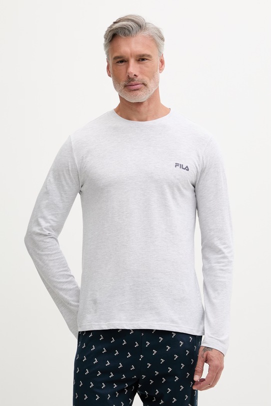 Fila piżama dwuczęściowa męska bawełniana FPS1244 szary SS26