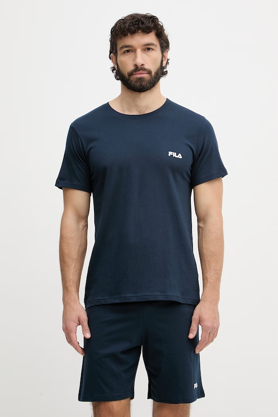 Fila piżama dwuczęściowa męska bawełniana granatowy FPS1247