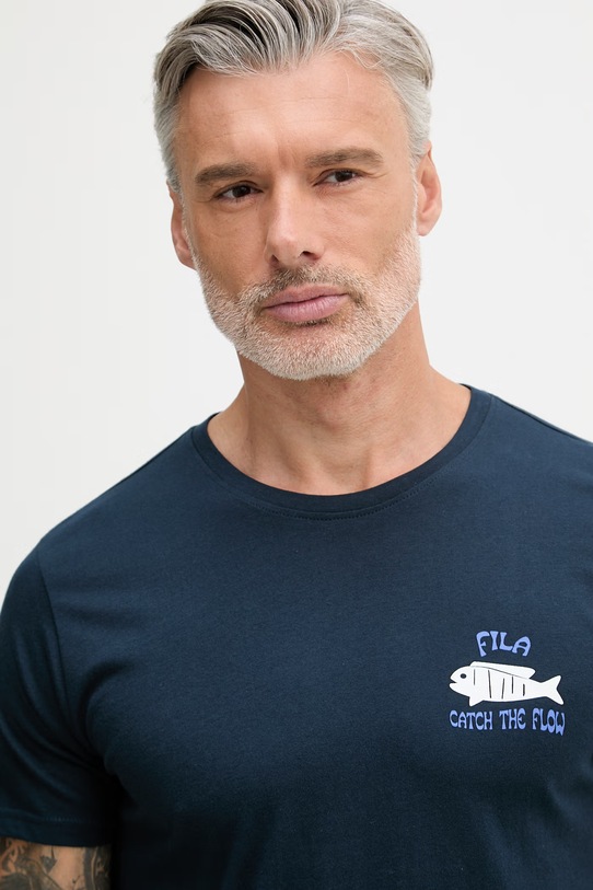 Fila piżama dwuczęściowa męska bawełniana FPS1249 granatowy