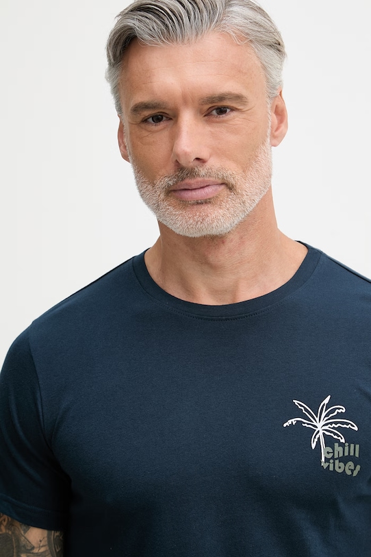 Fila piżama dwuczęściowa męska bawełniana FPS1251 granatowy