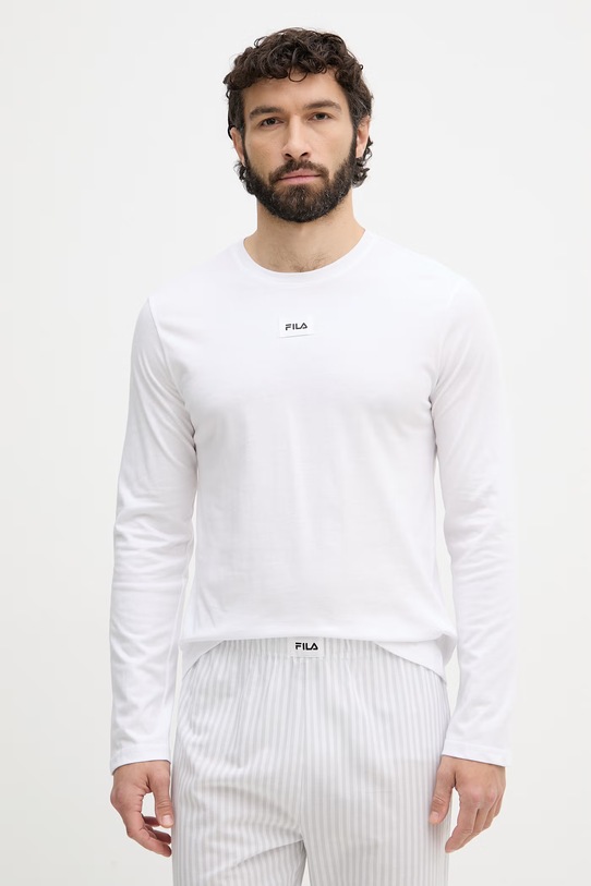 Fila piżama dwuczęściowa męska bawełniana FPS1252 biały SS26