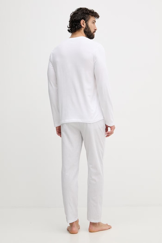 Odzież Fila piżama dwuczęściowa męska bawełniana FPS1252 biały