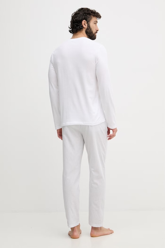 Odzież Fila piżama dwuczęściowa męska bawełniana FPS1252 biały