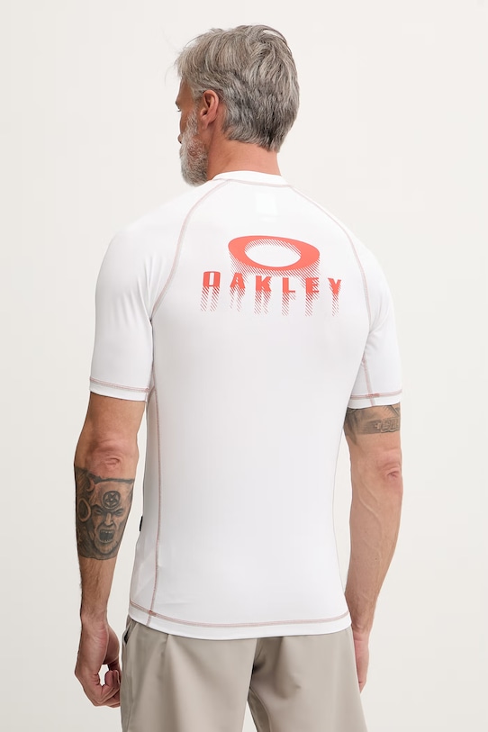 Odzież Oakley t-shirt kąpielowy męski FOA407891 biały