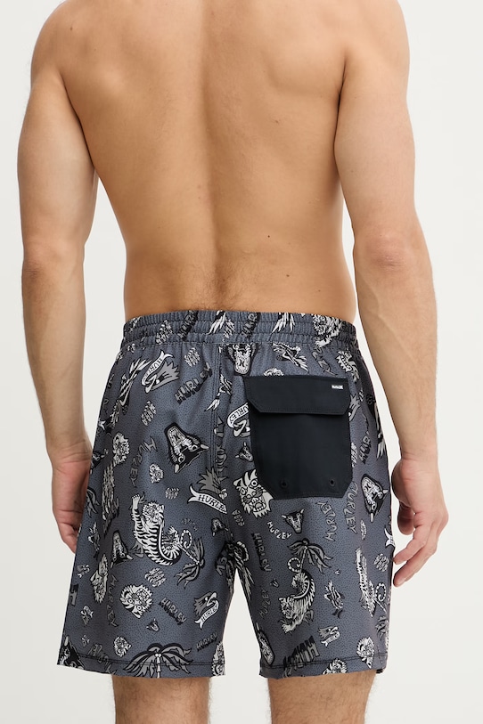 Îmbrăcăminte Hurley pantaloni scurți de baie pentru bărbați VOLLEY FLEX MBEU00012 gri