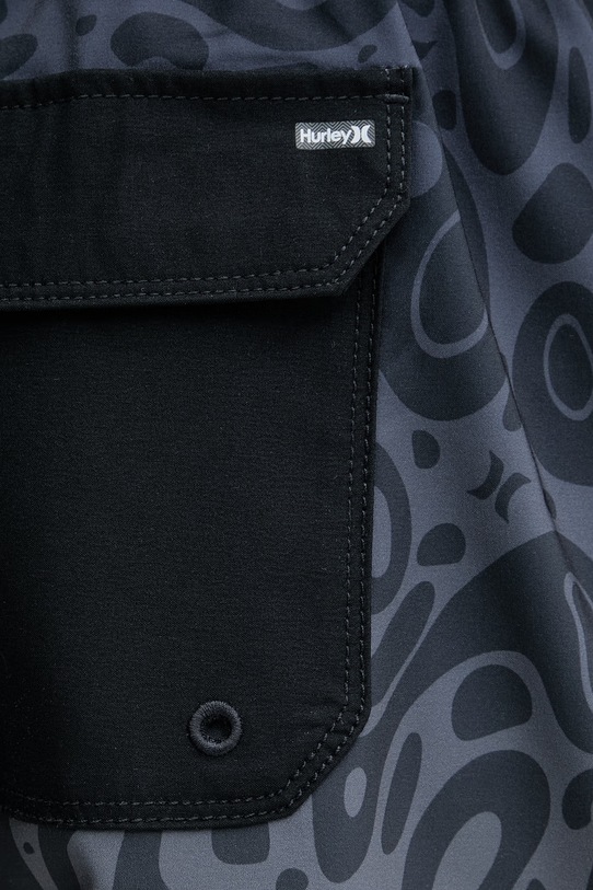 Hurley шорти для купання чоловічі VOLLEY FLEX чорний MBEU00013