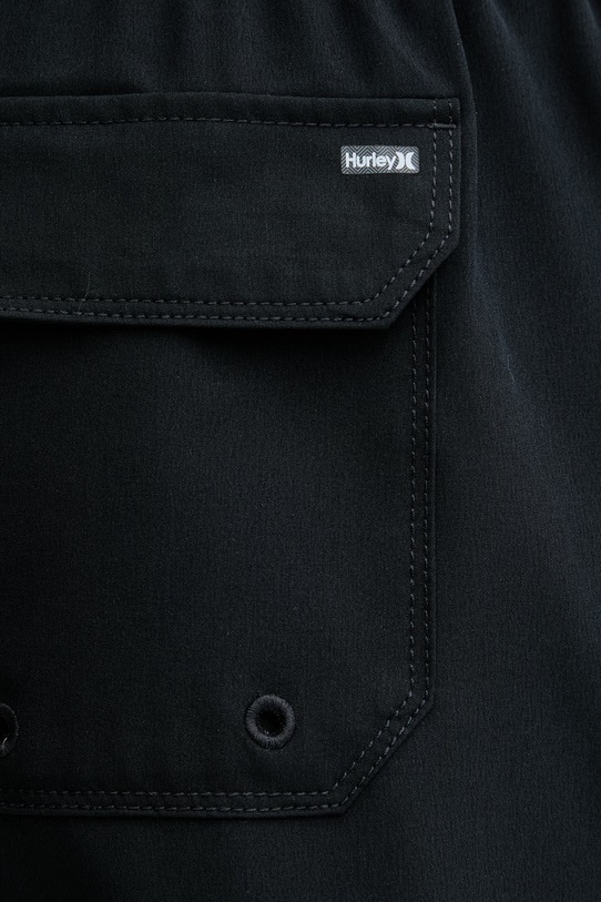 Hurley шорти для купання чоловічі VOLLEY FLEX чорний MBEU00019