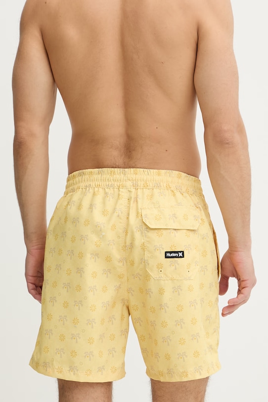 Îmbrăcăminte Hurley pantaloni scurți de baie pentru bărbați VOLLEY ICON MBEU00017 galben