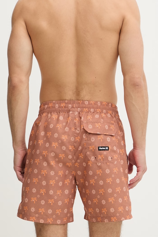 Îmbrăcăminte Hurley pantaloni scurți de baie pentru bărbați VOLLEY ICON MBEU00017 portocaliu