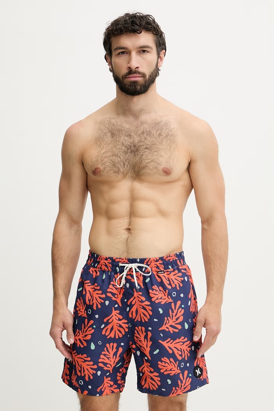 Hurley шорти для купання чоловічі VOLLEY ICON темно-синій MBEU00016