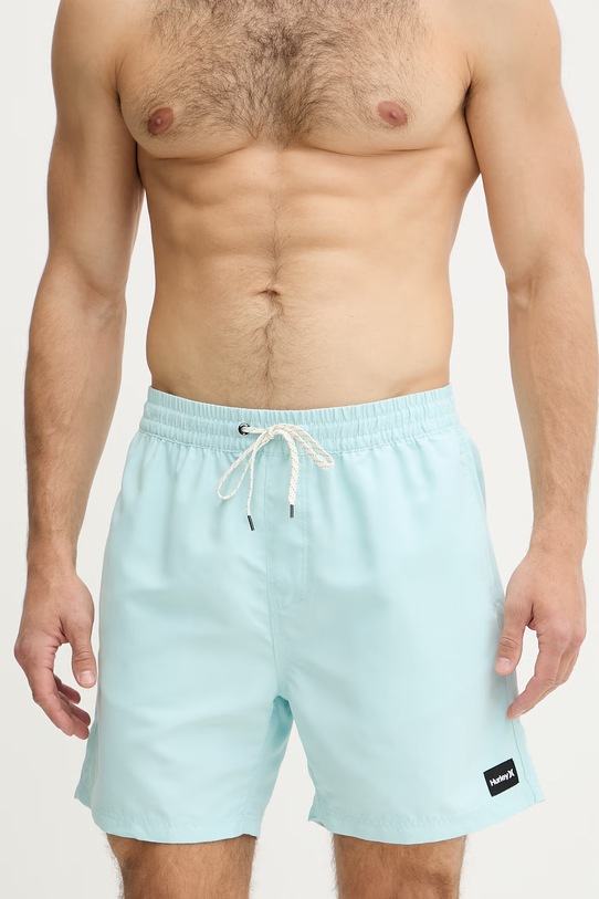 Hurley pantaloni scurți de baie pentru bărbați VOLLEY ICON MBEU00010 albastru SS26